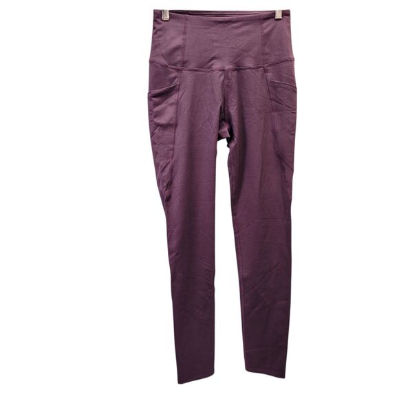 Core 10 Women All Day Comfort High-Waist Side-Pocket Yoga Legging Purple Small - Picture 2 of 13